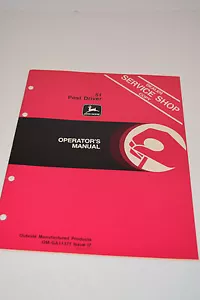 John Deere Operator's Manual - 51 Post Driver - Picture 1 of 1