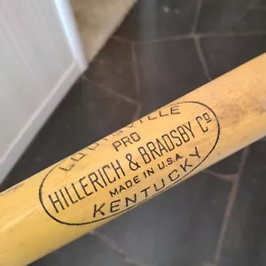 VTG SAN FRANCISCO SF GIANTS Louisville Hillerich Bradsby PRO Wooden Bat ANDERSON - Picture 1 of 3