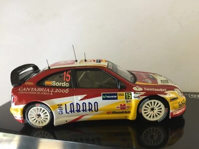 Citroen XSARA WRC 2006 Catalunya Rally Dani Sordo/Marc Marti - IXO 1/43 nuevo Foto 1 de 4