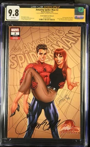 Amazing Spider-Man 2 (2018) Cover D – Signature SS J. Scott Campbell – CGC 9.8 - Picture 1 of 2