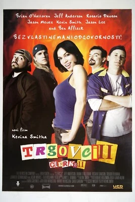 CLERKS II 2 Orig CR movie poster 2006 BRIAN O'HALLORAN JEFF ANDERSON KEVIN SMITH - Image 1 of 4