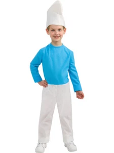Child's The Smurfs Movie Smurf Costume Boys Medium 8-10 - Picture 1 of 1