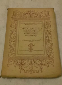 I FIORETTI DI SANTA CATERINA DA SIENA - 1922 - 1° Ed. Francesco Ferrari - Picture 1 of 1