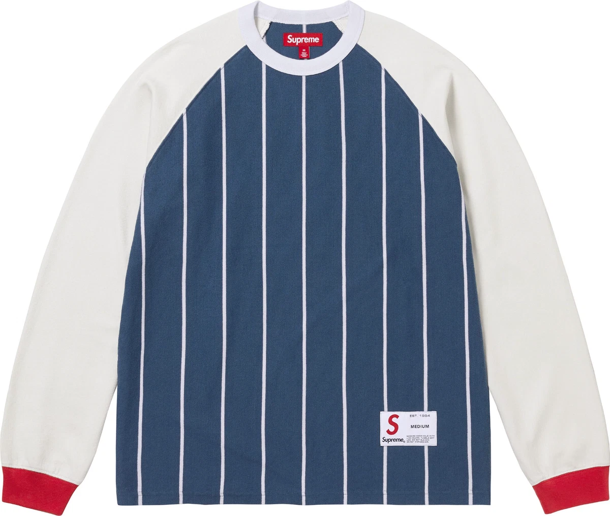 Supreme Long Sleeve Striped T-Shirts for Men for sale - eBay