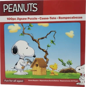 The Jigsaw Puzzle Factory 100 piezas reparaciones caseras de cacahuetes 15"" x 11"" edad 5+ EE. UU. - Imagen 1 de 9