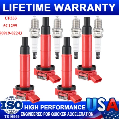 Bobina de encendido Energy y bujía Platinum para Toyota Camry RAV4 UF333 2001-2008 Foto 1 de 4