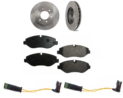 2x FRONT Brake Disc Rotor +Pad Kit For SPRINTER 2500 Dodge Freightliner Mercedes - Image 1 of 4
