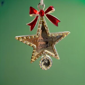 Christmas Ornament Grandma’s Angle Silver - Picture 1 of 3