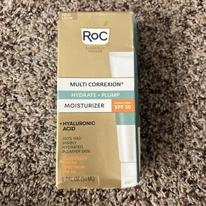 RoC Multi Correxion Hydrate + Plump Moisturizer Sunscreen SPF 30 1.7 FL OZ - Picture 1 of 5
