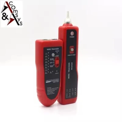 Kabelsucher Tracker Line Finder Kabel Sucher Kabeltester LAN Ethernet RJ45/RJ11 - Bild 1 von 4