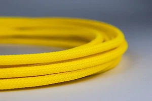 10 mètres Shakmods ronde 4 mm haute densité UV jaune tressé manche extensible - Photo 1/2