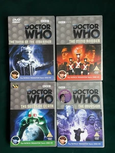 Classic Doctor Who Patrick Troughton DVD Bundle x4 Cybermen - Imagen 1 de 2