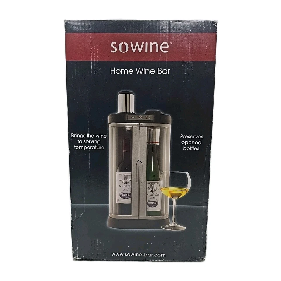 EuroCave Sowine Doble Zona Botella de Vino Conservador Enfriador Refrigerador Encimera Foto 1 de 4