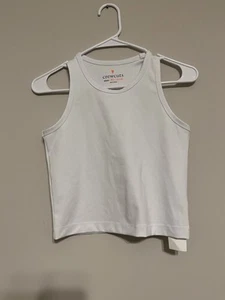 Crewcuts Girls' active tank top in white Size XL (12-14) - Picture 1 of 4