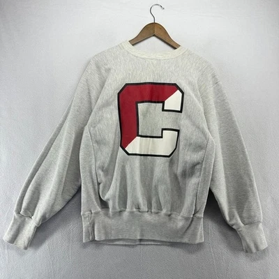 Винтажная мужская толстовка Cornell University большой круглый вырез толстая 90-е - Изображение 1 из 4