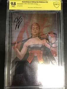 Something Is Killing The Children #25 CBCS 9.8 Virgin Foil Signed James Tynion - Picture 1 of 3
