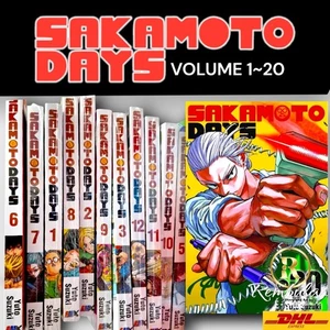Sakamoto Days Manga (Vol. 1-20) Loose/Full Set Complete English Comic Books New - Picture 1 of 23