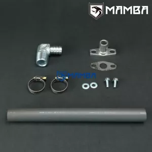 MAMBA Turbo Oil Return Line Kit For Nissan TD42 GU GQ w/ TD05H 16G 18G 20G UFI - Bild 1 von 1