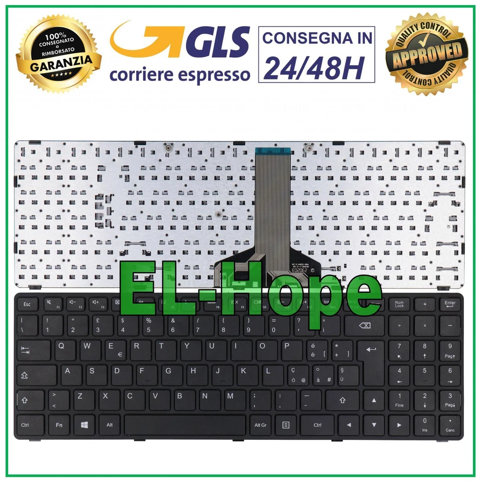 TASTIERA ITALIANA PER LENOVO IdeaPad 100-15 SERIES 100-15IB 100-15IBD 100-15IBG