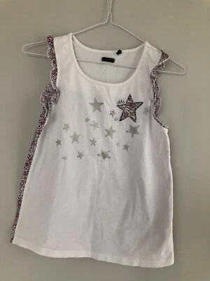 IKKS Girls White And Liberty Top 12 Years - Image 1 of 4