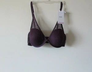 DKNY Modern Lace Plunge Underwire Bra DK4020  32, 34, 36 MSRP $48.00 NWT - Picture 1 of 18