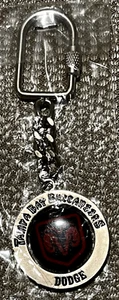 Tampa Bay Buccaneers - Dodge Metal Key Chain Center Swivels New Sealed Vintage - Picture 1 of 3