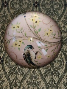 Vintage Bird Glass Paperweight 3"x2" #30 - Picture 1 of 4