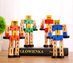 wooden robot toys - Picture 1 of 5