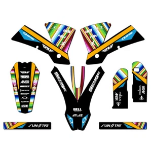 2004-2005 MXC SERAPE Black Senge Graphics Kit Compatible with KTM - Picture 1 of 10