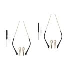  2 Pairs Temples for Glasses Metal Arm Legs Accessories Shaped