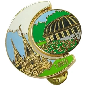 Rare Symbol Arts Ogden Utah Something For Everyone Pin Ski Gold Tie Lapel Pin - Picture 1 of 14
