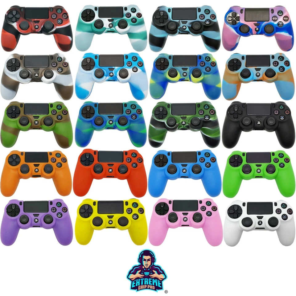 Camo Hülle für PS4 Controller Schutz Griffe Silikon Gummi Cover Skin von EGP™ - Bild 1 von 4