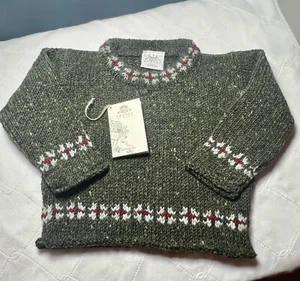 Bonner Of Ireland Boys Sweater Size Small Wool NEW WITH TAGS Donegal - Picture 1 of 19