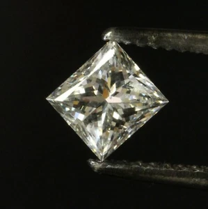 Natural Loose GIA certified .92ct SI2 I princess diamond 5.40x5.12x3.87mm fancy - Picture 1 of 8