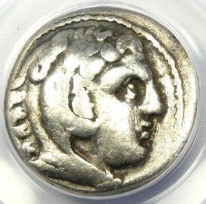 Celtic Alexander the Great III AR Tetradrachm Coin 200 BC - Certified ANACS VF20 - Picture 1 of 7