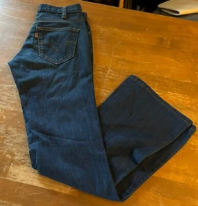 Retro Levis 1974 Bell Bottom Jeans Womens 2M/26 Orange Tab Sexy Denim EUC - Picture 1 of 7