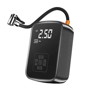 Digital Car Tyre Inflator Mini Pump Portable Auto Air Compressor Bike Motorcycle - Picture 1 of 17