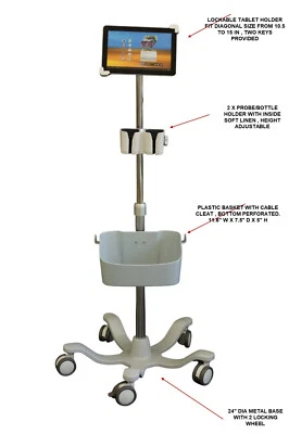Roll Rolling stand for Ultrasound Imaging Sytstem  lock iPad tablet holder 2023 - Image 1 of 4