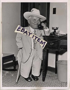 1936 Photo CHARLEY R. LOCKHART State Treasurer of TEXAS POLITICIAN dwarf midget - Picture 1 of 3