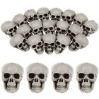 Realistic Plastic Skulls Skeleton Halloween Decorations 36 Pieces