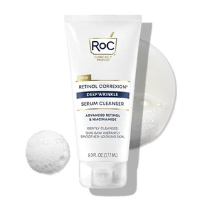 RoC Retinol Correxion Siero Antirughe Profondo Detergente Viso con Niacinamide per... - Foto 1 di 5