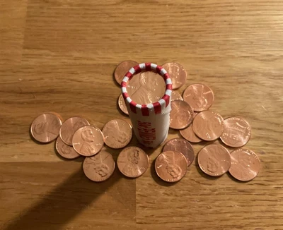 🔥2025🔥P Lincoln Shield Cent Penny Uncirculated BU ONE (1) SEALED ROLL - Image 1 of 3