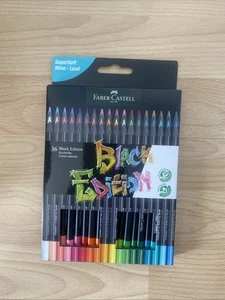 Paquete de 36 lápices de colores FABER-CASTELL Black Edition - surtidos superblandos - Imagen 1 de 4