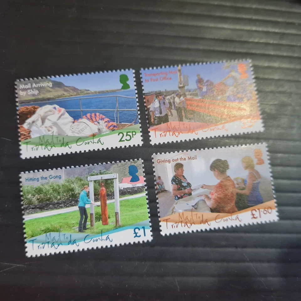 TRISTAN DA CUNHA 2009 SG 960-963 CORREO A TRISTAN MNH Foto 1 de 1