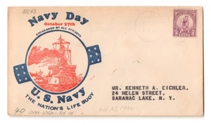 Battleship USS TENNESSEE BB-43 • PEARL HARBOR • 1932 NAVY DAY Cachet Naval Cover - Picture 1 of 1
