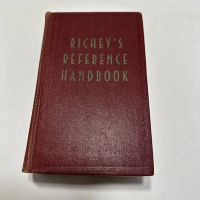 Richey's Reference Handbook for Builders, Architects, Engineers HC 1951 Vintage - Image 1 of 4