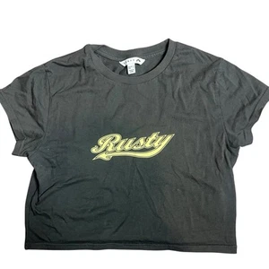 Rusty Y2K Style Baby Tee Size Aus 8 - Picture 1 of 2