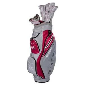 Women Tour Edge Moda Silk Silver/Ruby Complete Set Club Set Ladies New - Picture 1 of 2