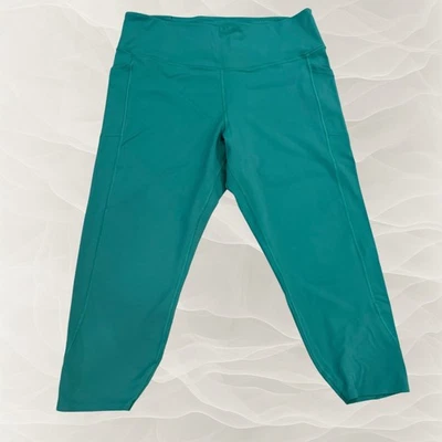 Victorias Secret Leggings Womens XXL Teal HighWaisted FullLength Activewear Yoga - Image 1 of 4