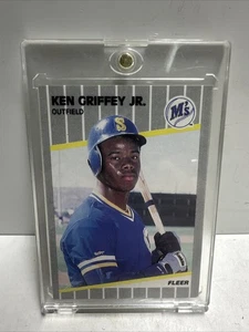 1989 Fleer Ken Griffey Jr RC #548 🔥 BACK PROOF 🔥 Birth Place Error!!! - Bild 1 von 10